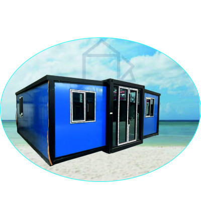 FoldBox 37 Cobalto – Casa Plegable de 37 m² con Cocina y Baño