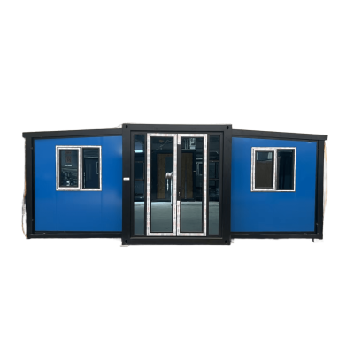 FoldBox 37 Cobalto – Casa Plegable de 37 m² con Cocina y Baño