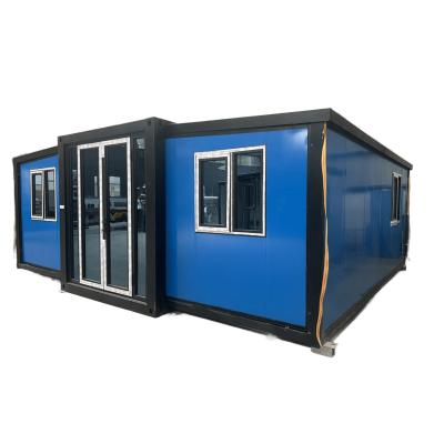 FoldBox 37 Cobalto – Casa Plegable de 37 m² con Cocina y Baño