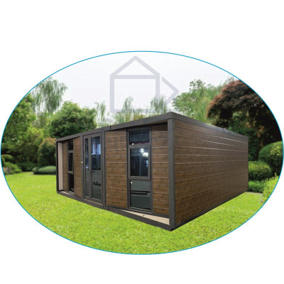 FoldBox 37 Corteza – Casa Plegable de 37 m² con Ventanas Premium FoldBox 37 Corteza – Casa Plegable de 37 m² con Ventanas Premium